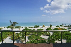 Superior Double or Twin Room, Beach View | Terrace/patio - Araaik Beach Village (Hoarafushi)