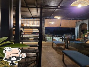 Terrace/patio - The Clock Tower Rooms & Cafe ★★★ (Rishikesh)