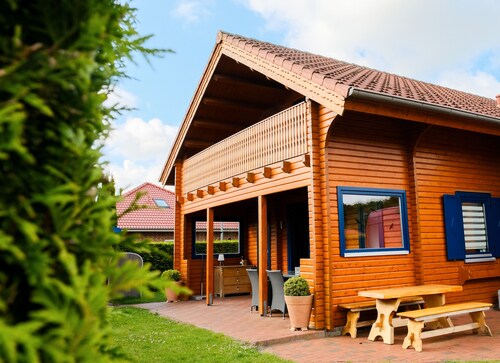 Ferienhaus 'Auszeit Am See' mit Seeblick, privater Terrasse und Wi-Fi