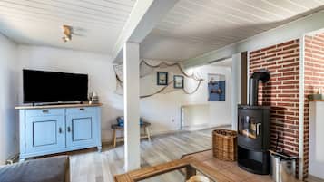 TV, fireplace, DVD player