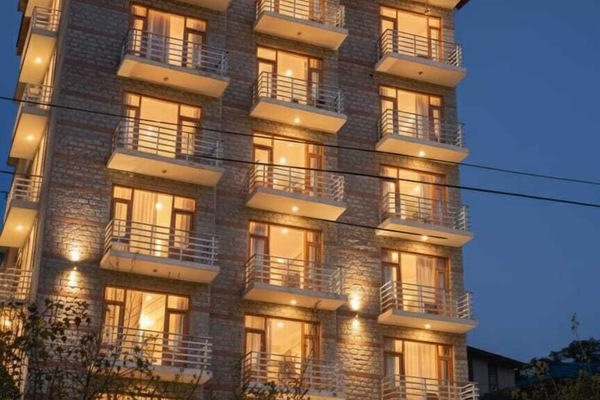 Facciata della struttura