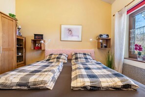 1 makuuhuone, ilmainen Wi-Fi, vuodevaatteet