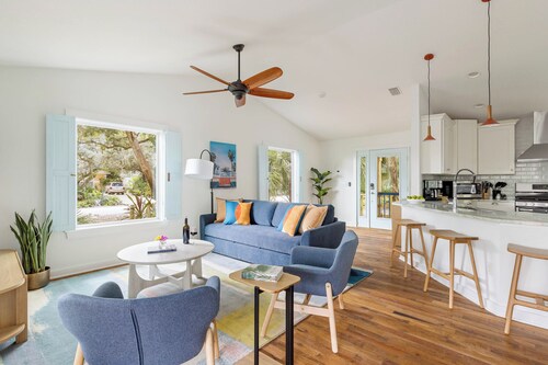 Beach Bungalow 1blck to Beach w/ Hot Tub & Game Room | Haven Grove by AvantStay