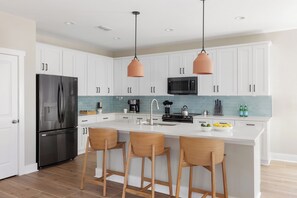 Fridge, microwave, oven, stovetop - Hot Tub, Firepit, Putting Green | Near the Beach | Vilano Fairway by AvantStay (St. Augustine)