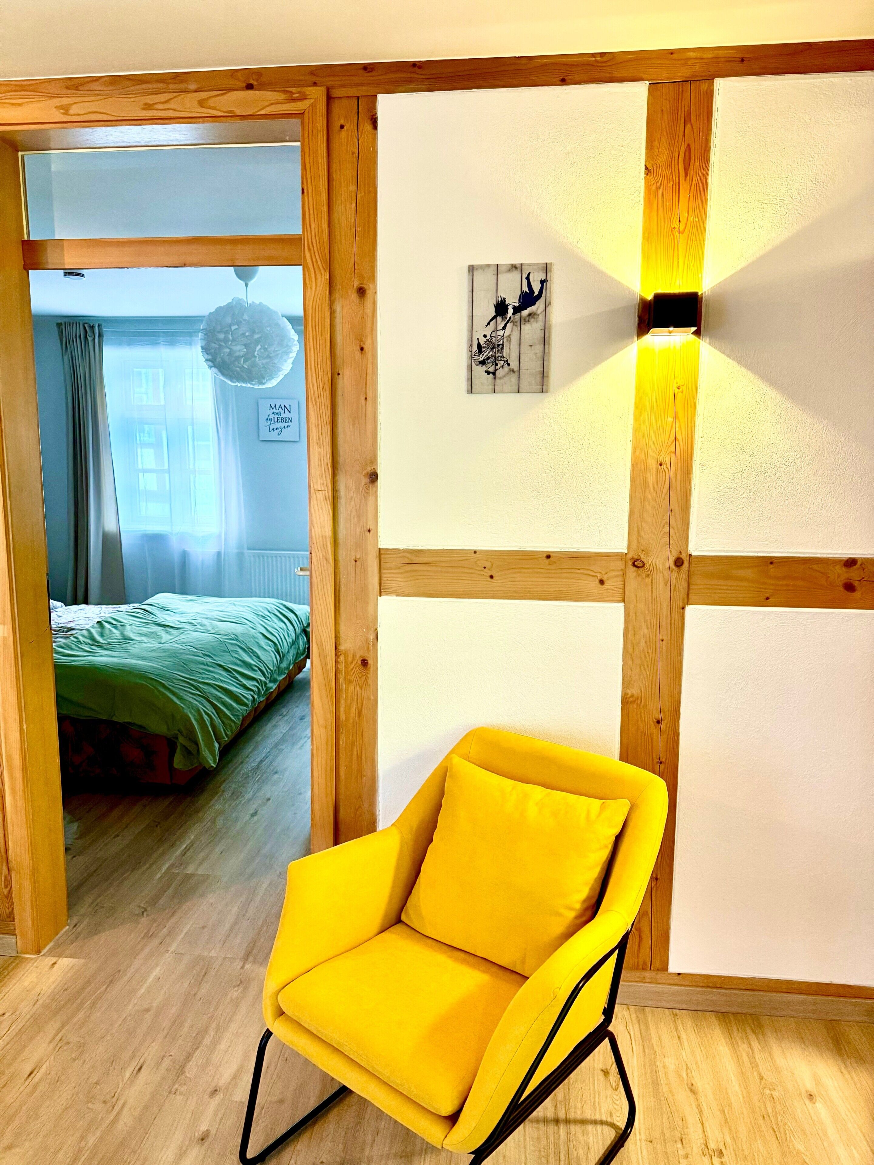 1 Schlafzimmer, Bügeleisen/Bügelbrett, kostenloses WLAN, Bettwäsche