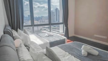 公寓, 4 间卧室 | 3 多间卧室、熨斗/熨衣板、免费 WiFi、床单