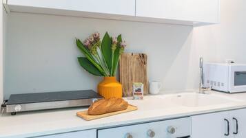 Apartment, Patio, Beach View | Private kitchen | Toaster