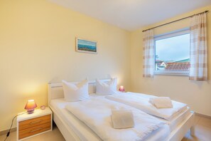 1 bedroom, bed sheets - Domizil am Salzhorstweg apartment 08 - ideal domicile for 2 persons with balcony (Zinnowitz)