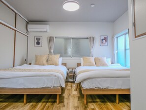 apartman | 2 hálószoba, íróasztal, ingyenes wifi és ágynemű