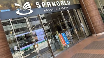 Byutsikt fra overnattingsstedet