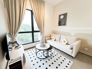 Appartement, 2 chambres | Coin séjour