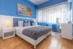 1 Schlafzimmer, Schreibtisch, Bügeleisen/Bügelbrett, WLAN