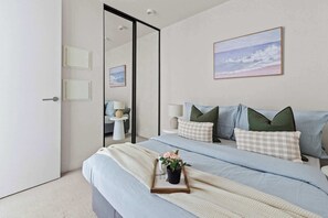 2 habitaciones, tabla de planchar con plancha, wifi y ropa de cama 