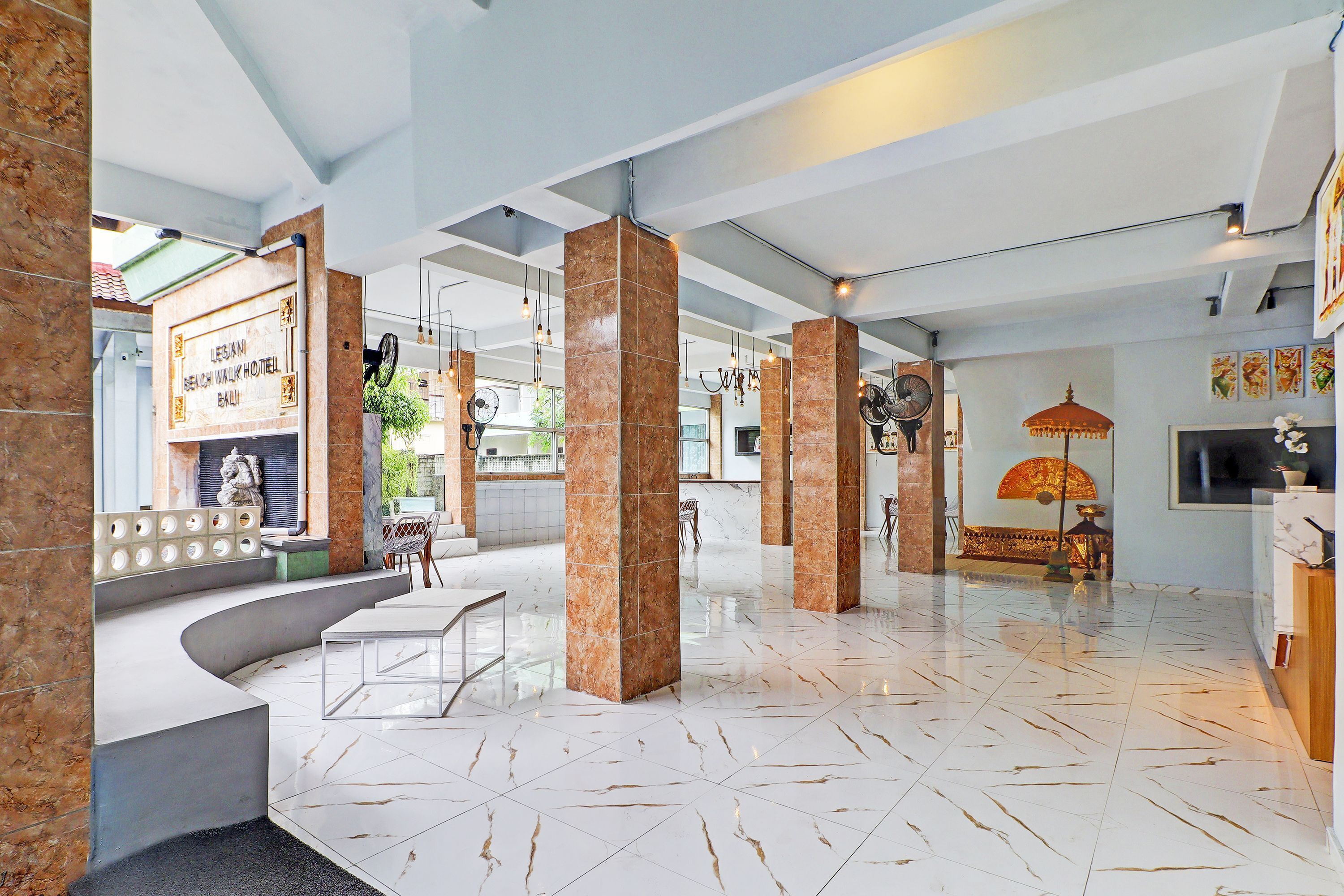 Sala de estar en el lobby