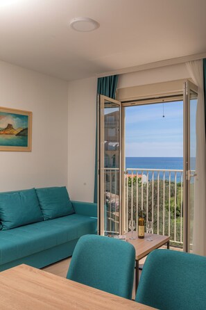 Apartment, Sea View | View from room - Apartments Bonazza (Petrovac)