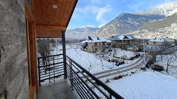 Uitzicht vanaf balkon