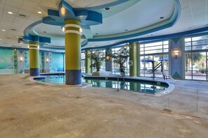 Indoor pool, a heated pool