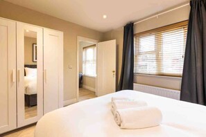 1 bedroom, iron/ironing board, travel crib, WiFi