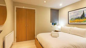 1 bedroom, iron/ironing board, travel crib, WiFi