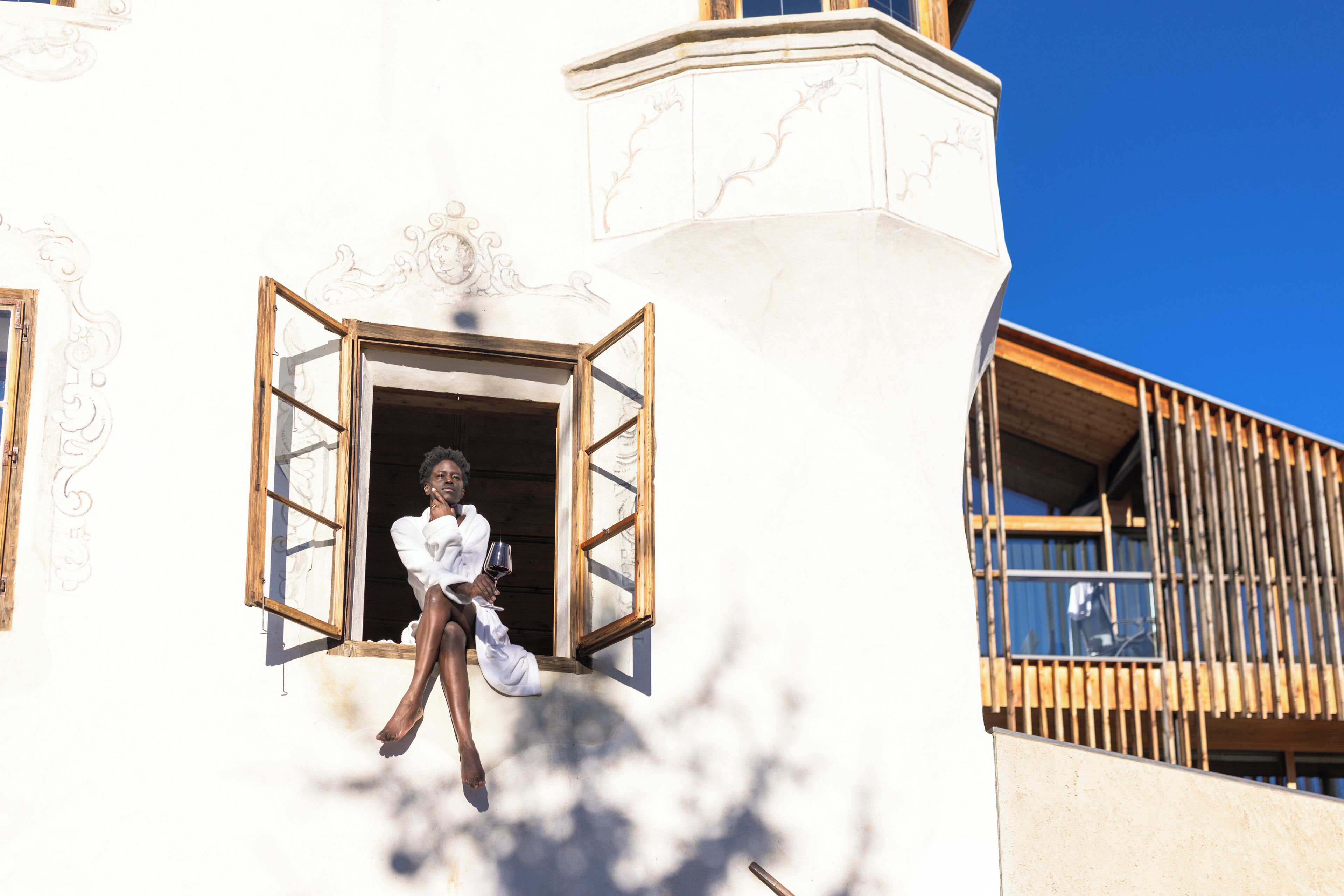 Facciata della struttura