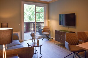 Televisor i llar de foc