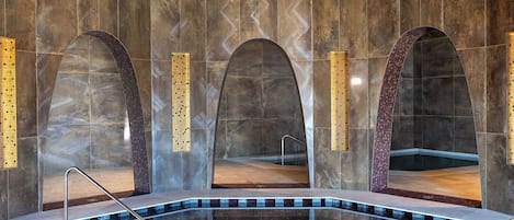 10 indoor pools, outdoor pool