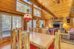House (3 Bedrooms) | Interior - Family-friendly Cabin w/ Fire Pit in Forest Lakes (Forest Lakes)