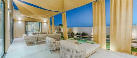 Villa, 2 chambres, piscine privée | Terrasse/Patio