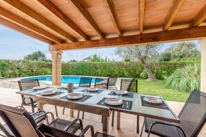 Villa | Outdoor dining - Property With Stunning Features (Pollensa)