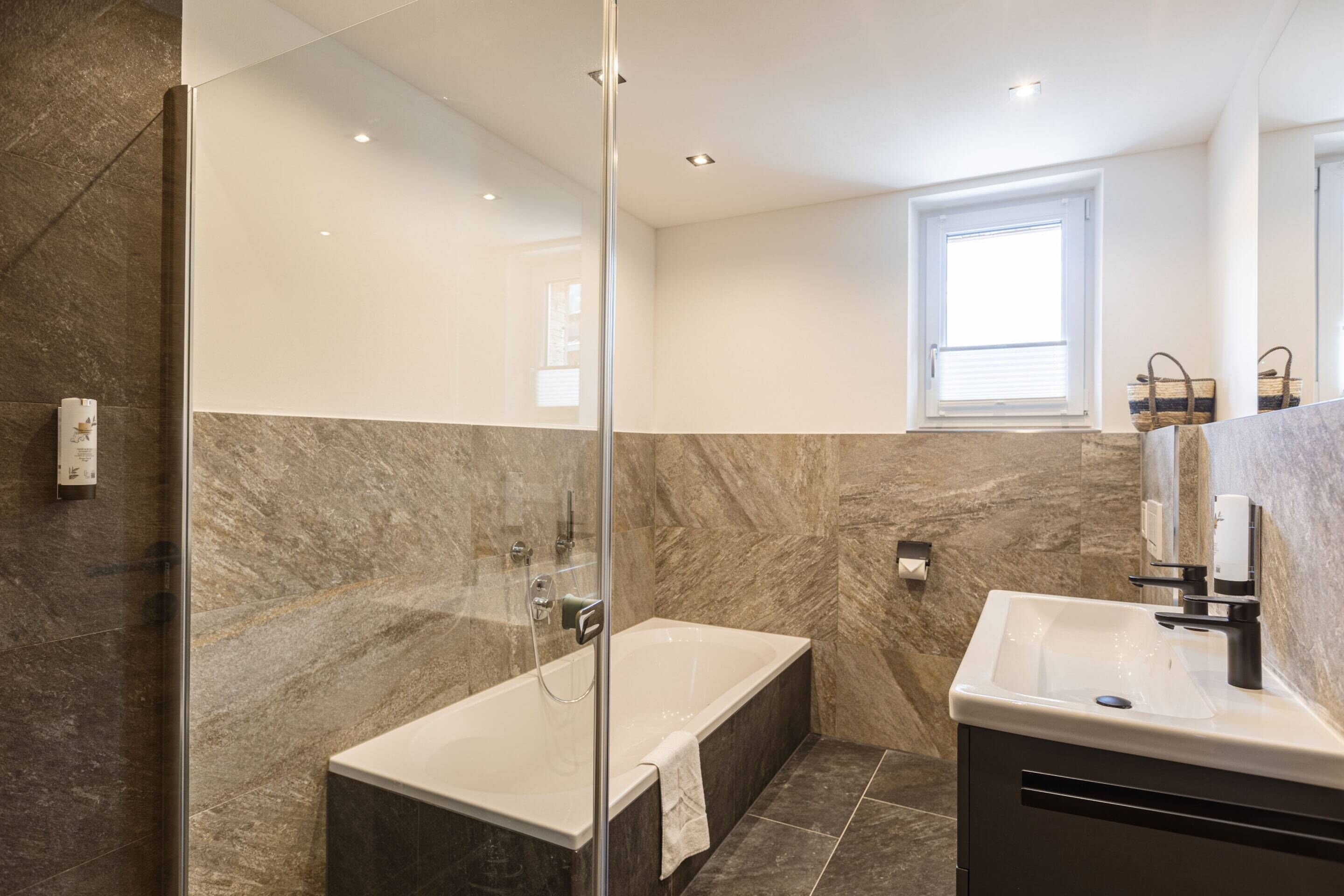 Bathtub, hair dryer