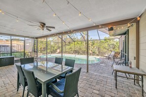 House, 2 Bedrooms | Pool | A heated pool - Beautiful Pool Home Near Siesta Key Beach 2 Bedroom Home (Sarasota)