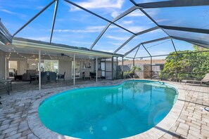 House, 2 Bedrooms | Pool | A heated pool - Beautiful Pool Home Near Siesta Key Beach 2 Bedroom Home (Sarasota)