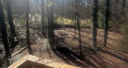 Creekside oasis with movie room