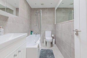 Shower, hair dryer