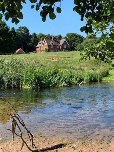 Spacious house with a large garden on a private country Estate