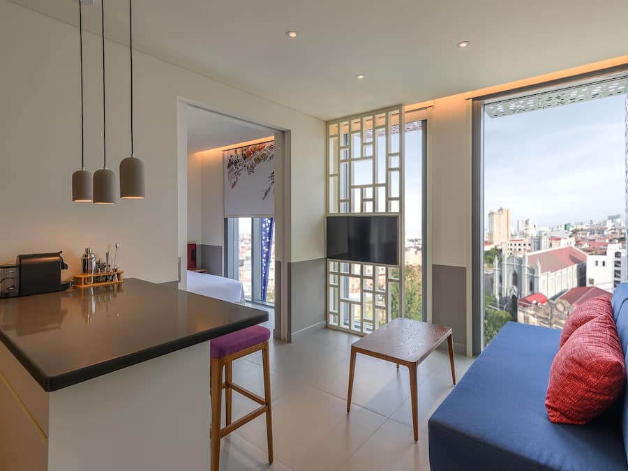 Suite, 1 King Bed, City View | View from room