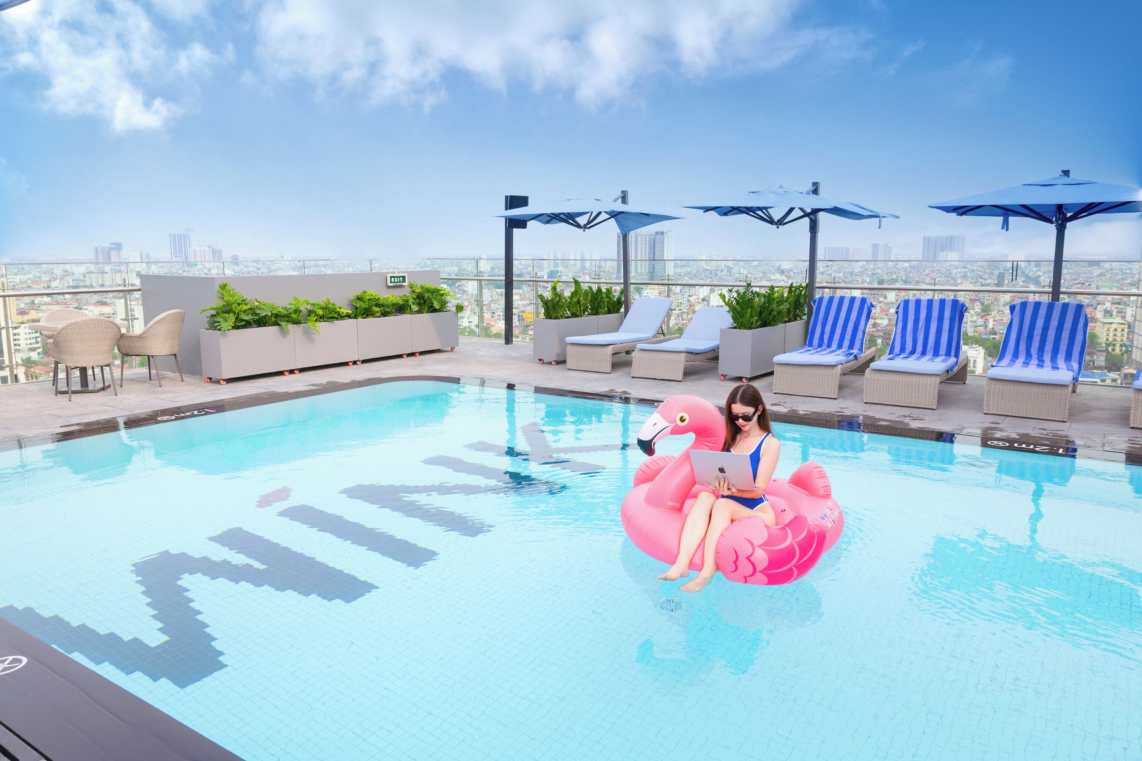 Alberca al aire libre 