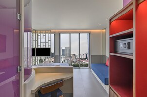 Deluxe Room, Multiple Beds, City View | Premium bedding, down comforters, minibar, in-room safe