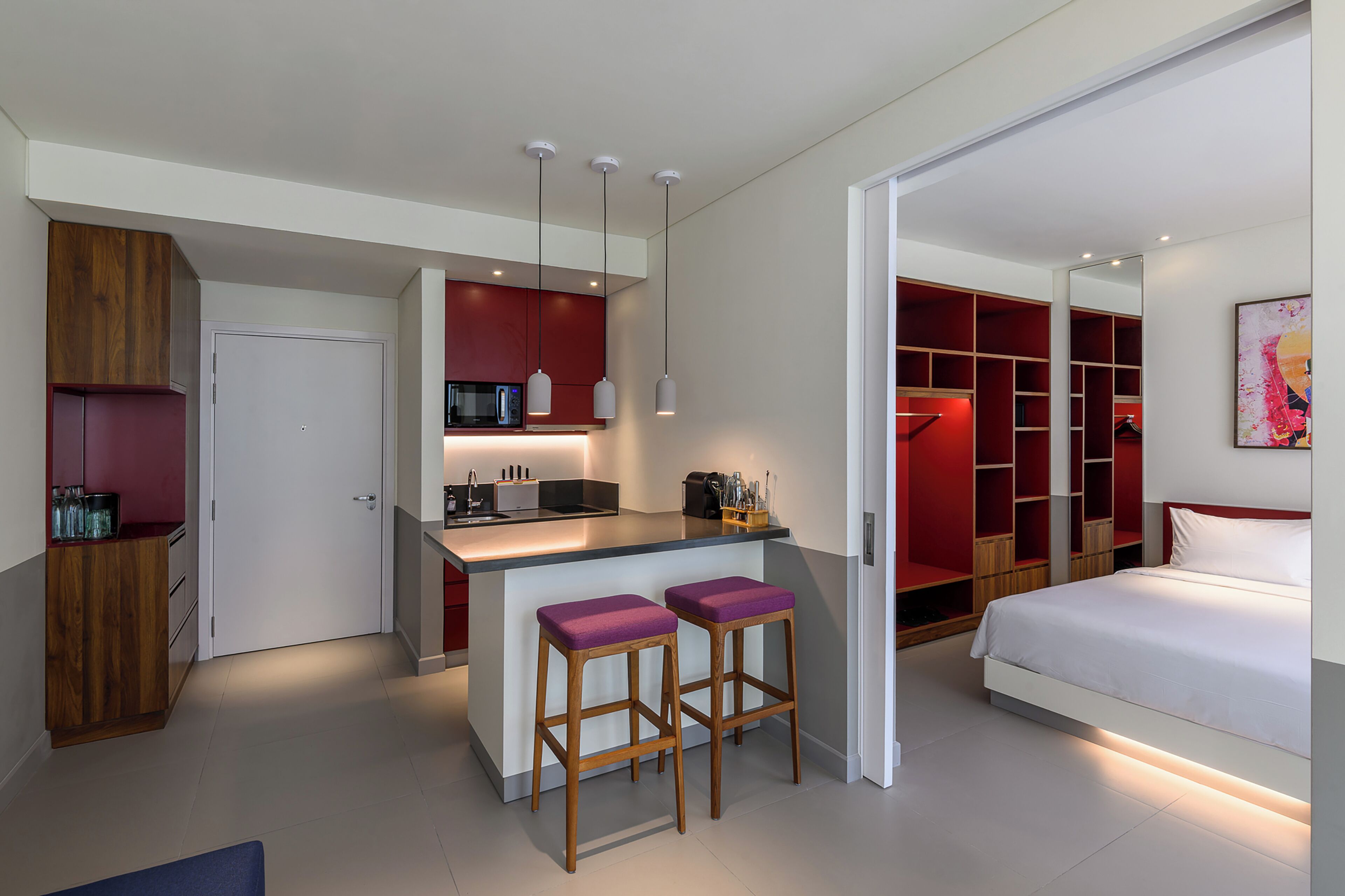 Suite, 1 cama de matrimonio grande, vistas a la ciudad | Ropa de cama de alta calidad, edredones de plumas, minibar y caja fuerte