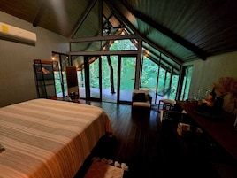 Premium Cabin, River View | 1 bedroom, premium bedding, individually decorated
