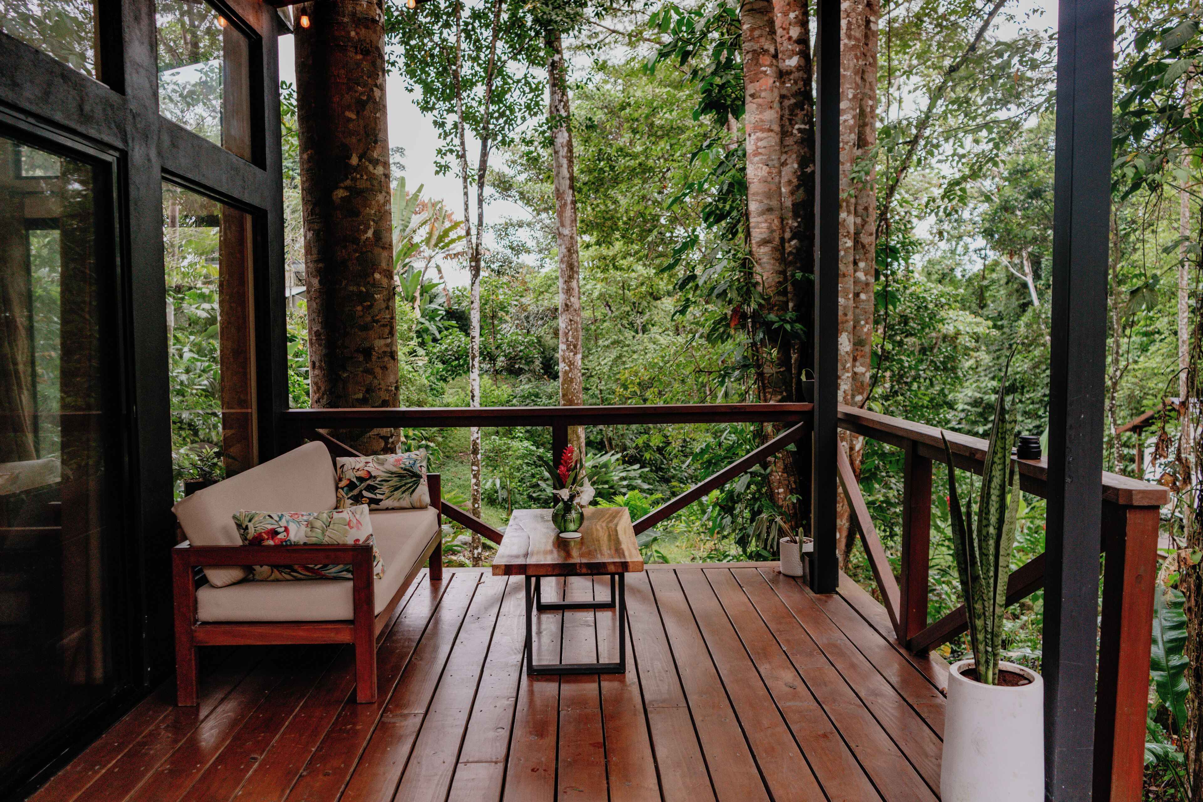 Kabin Premium, pemandangan kebun | 1 kamar tidur, seprai premium, dan didekorasi berbeda-beda