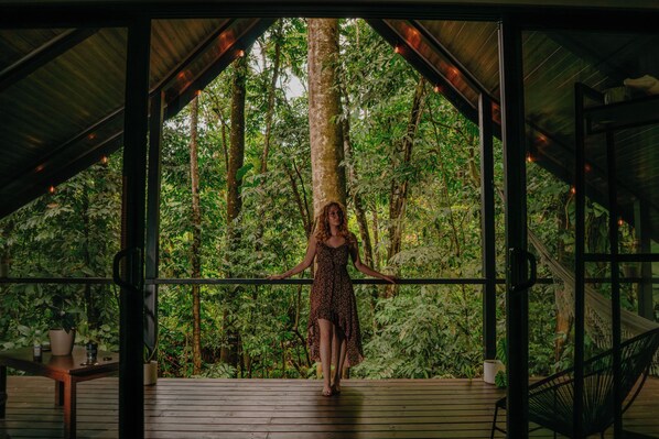 Premium Cabin, River View | View from room - Jungle River Resort - Adults Only (Bahía Ballena)