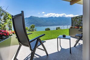 Superior Double Room, Patio, Lake View | Terrace/patio - LLAC Living Nature Hotel (Limone sul Garda)