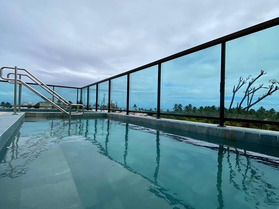 Piscina na cobertura