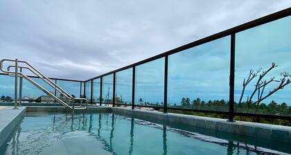 Flat a 120 metros das Piscinas Naturais