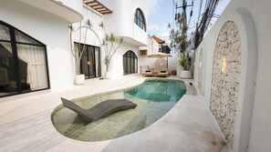 Pool - Summer House with Mediteranean Style, in Central Seminyak. (Bali)