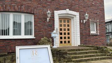 Fassade der Unterkunft