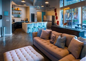 Premier House, Pool View | Living area - The Liney Moon (Dripping Springs)