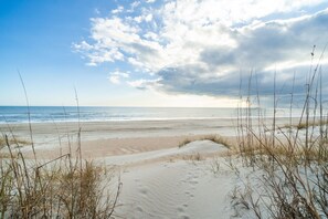 On the beach