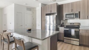 Fridge, microwave, oven, stovetop - Landing | Amazing 2BD, Clubhouse, Pool (Garland)